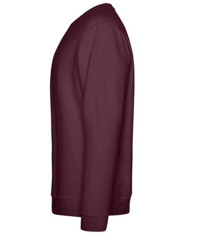 Fijne Koningsdag Design - Comfort Essential Unisex Sweater_BORDEAUX_left