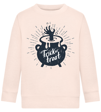 Trick Treat Design - Comfort Kids Sweater_LIGHT PEACH ROSE_front