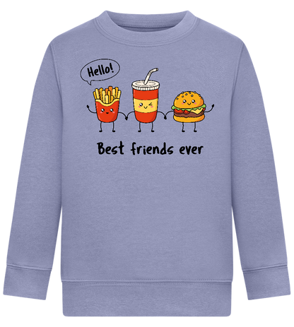 Best Friends Ever Design - Comfort Kids Sweater_BLUE_front