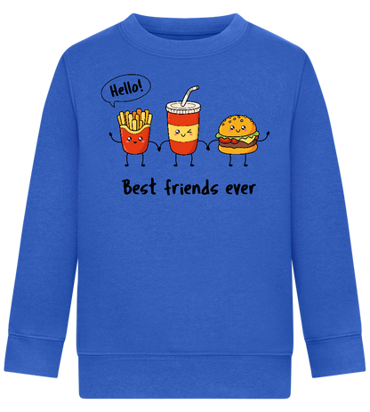 Best Friends Ever Design - Comfort Kids Sweater_ROYAL_front