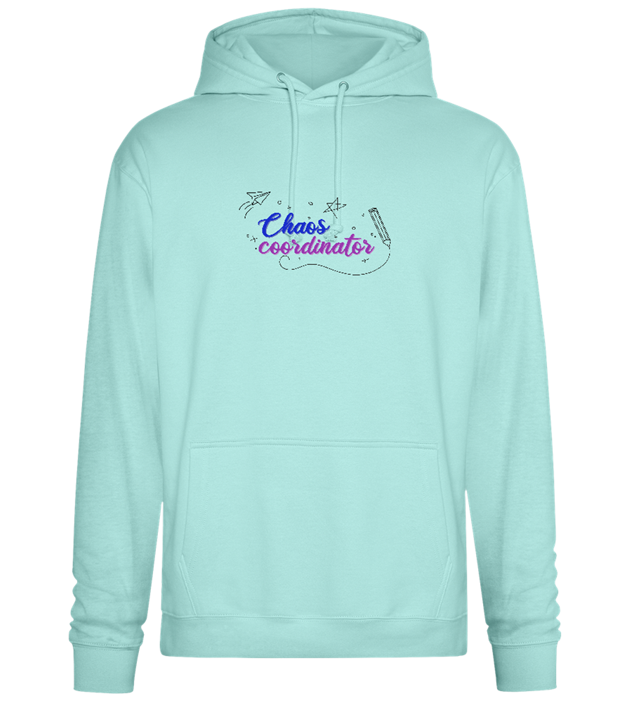 Chaos Coordinator Doodles Design - Premium Essential Unisex Hoodie_ARCTIC BLUE_front