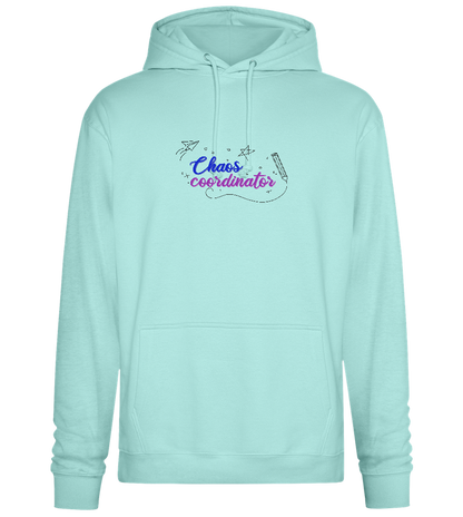 Chaos Coordinator Doodles Design - Premium Essential Unisex Hoodie_ARCTIC BLUE_front