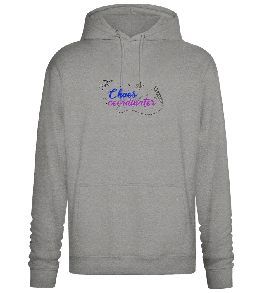 Chaos Coordinator Doodles Design - Premium Essential Unisex Hoodie_ORION GREY II_front