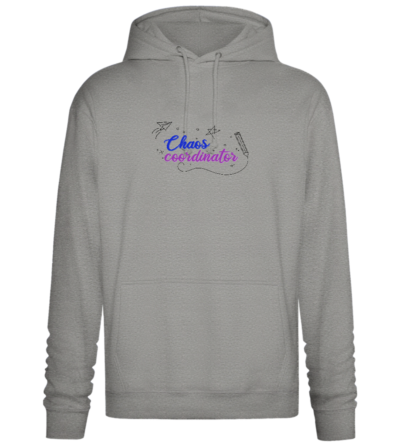 Chaos Coordinator Doodles Design - Premium Essential Unisex Hoodie_ORION GREY II_front