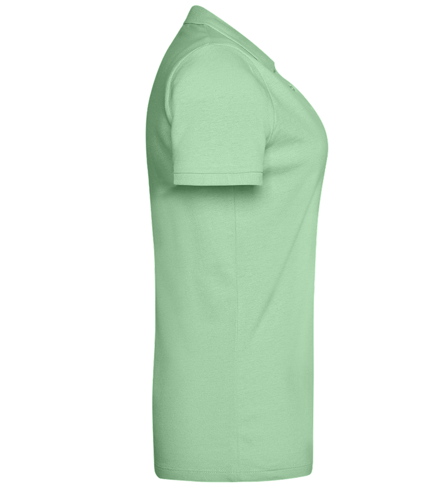 Member Cool Moms Club Design - Comfort women's polo shirt_ICE GREEN_right