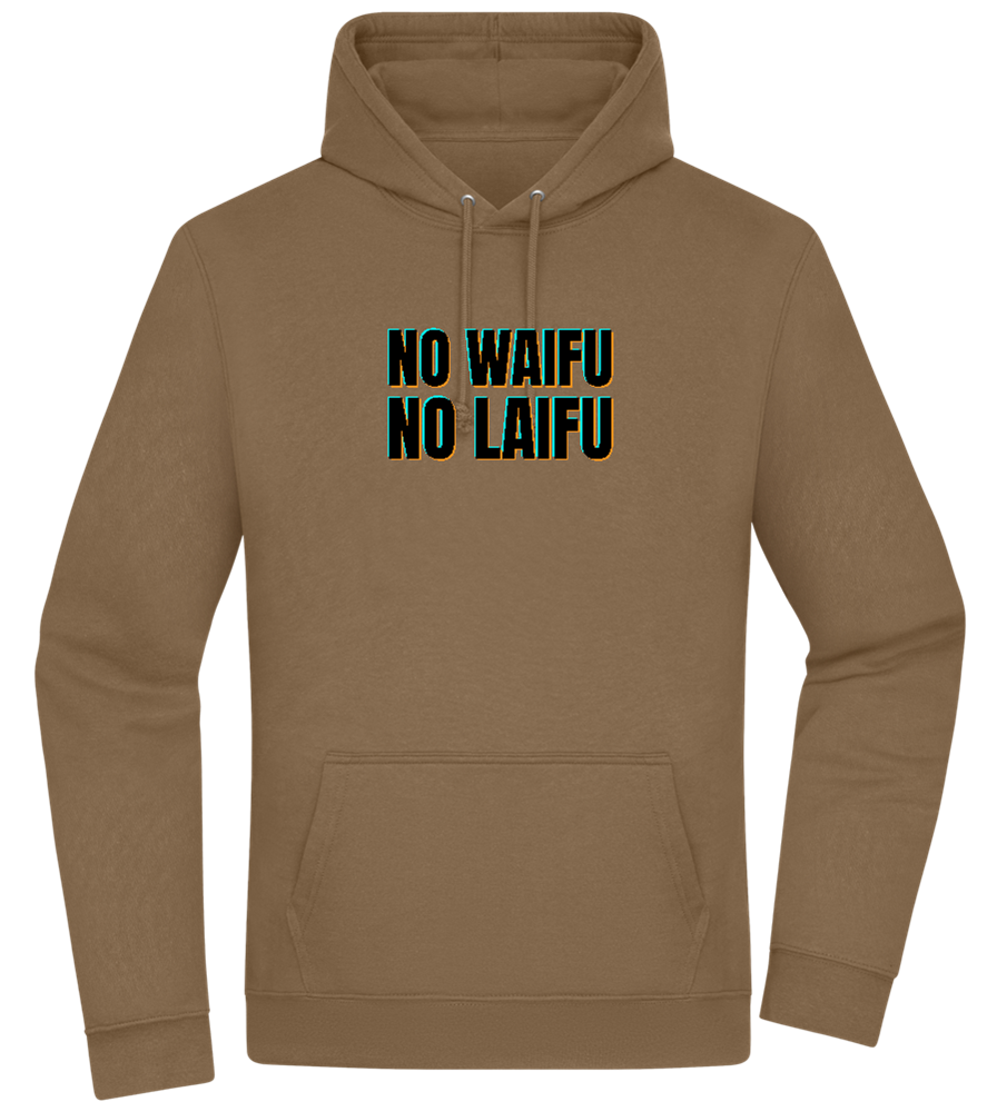 No Waifu No Laifu Design - Premium Essential Unisex Hoodie_ARMY_front