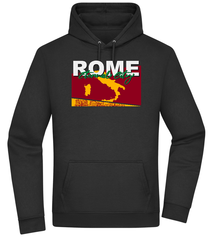 Eternal City Design - Premium Essential Unisex Hoodie_BLACK_front