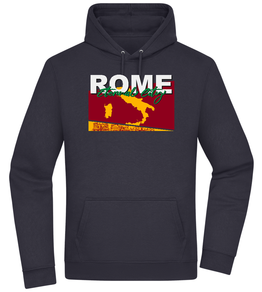 Eternal City Design - Premium Essential Unisex Hoodie_FRENCH NAVY_front