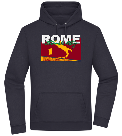 Eternal City Design - Premium Essential Unisex Hoodie_FRENCH NAVY_front