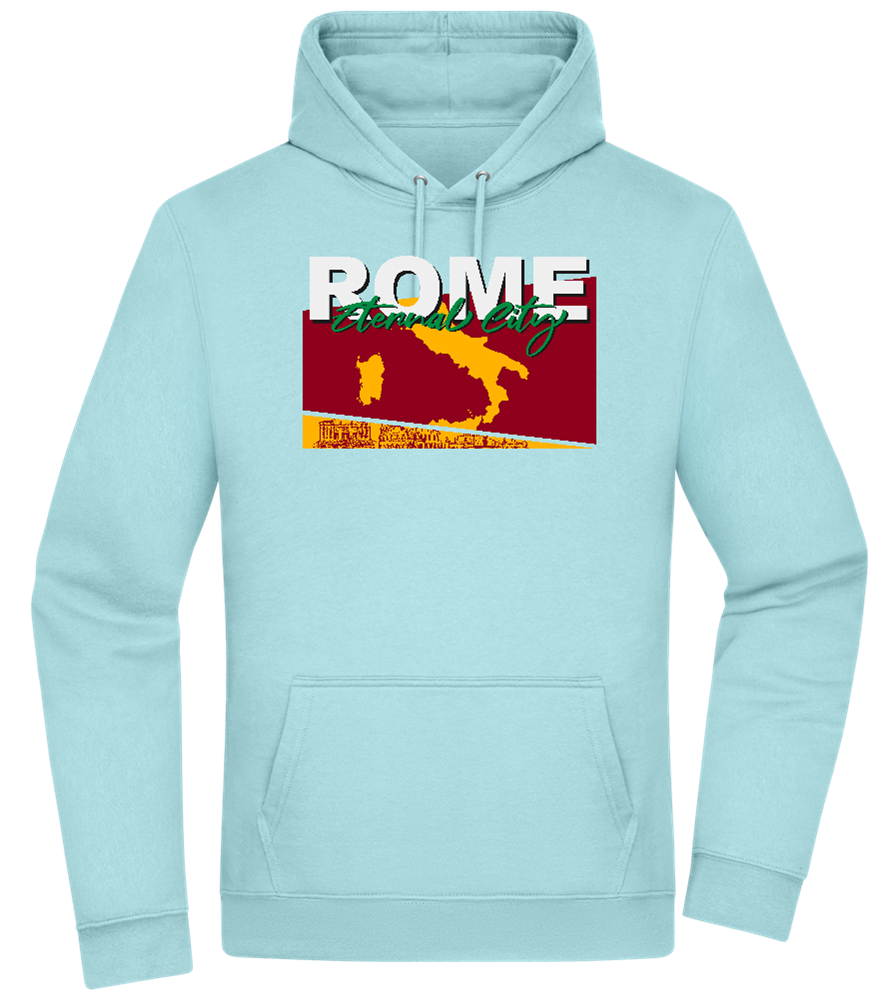 Eternal City Design - Premium Essential Unisex Hoodie_POOL BLUE_front