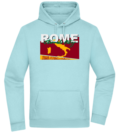 Eternal City Design - Premium Essential Unisex Hoodie_POOL BLUE_front