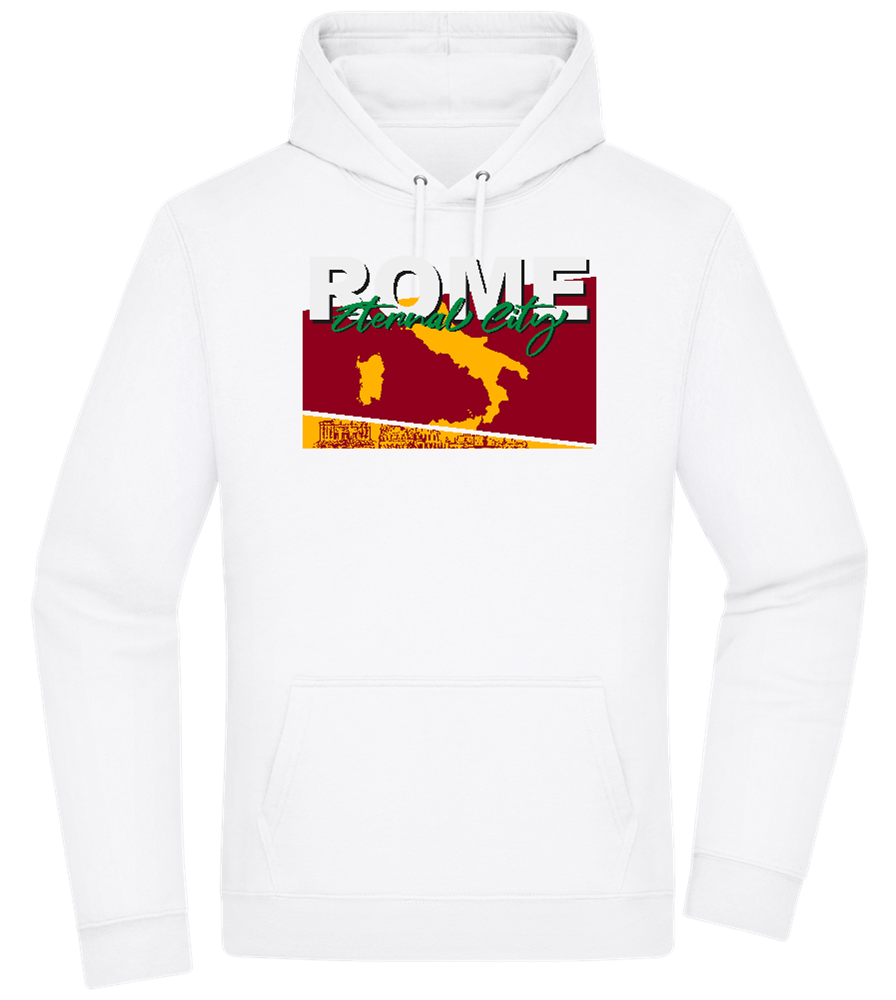 Eternal City Design - Premium Essential Unisex Hoodie_WHITE_front