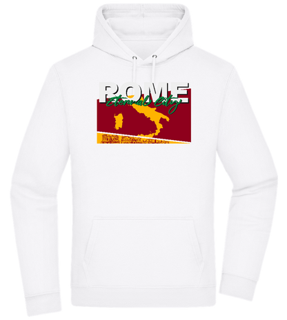 Eternal City Design - Premium Essential Unisex Hoodie_WHITE_front