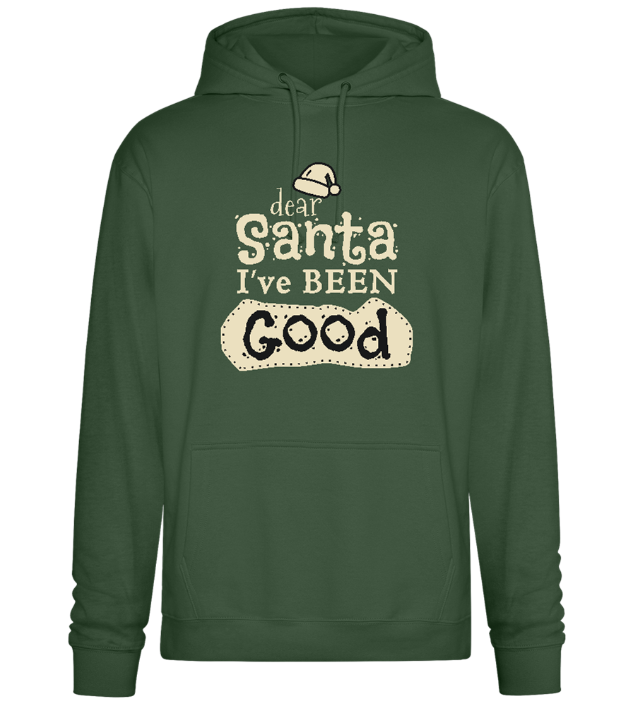 I've Been Good Design - Premium Essential Unisex Hoodie_GREEN BOTTLE_front