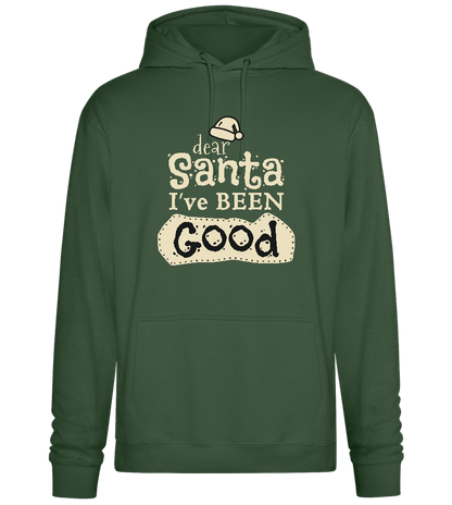 I've Been Good Design - Premium Essential Unisex Hoodie_GREEN BOTTLE_front