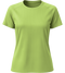 Performance women's sport t-shirt_APPLE GREEN_front
