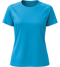 Performance women's sport t-shirt_AQUA_front