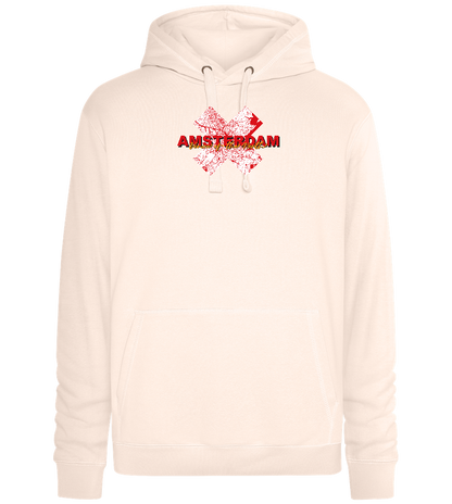 Venice of the North Design - Premium unisex hoodie_LIGHT PEACH ROSE_front