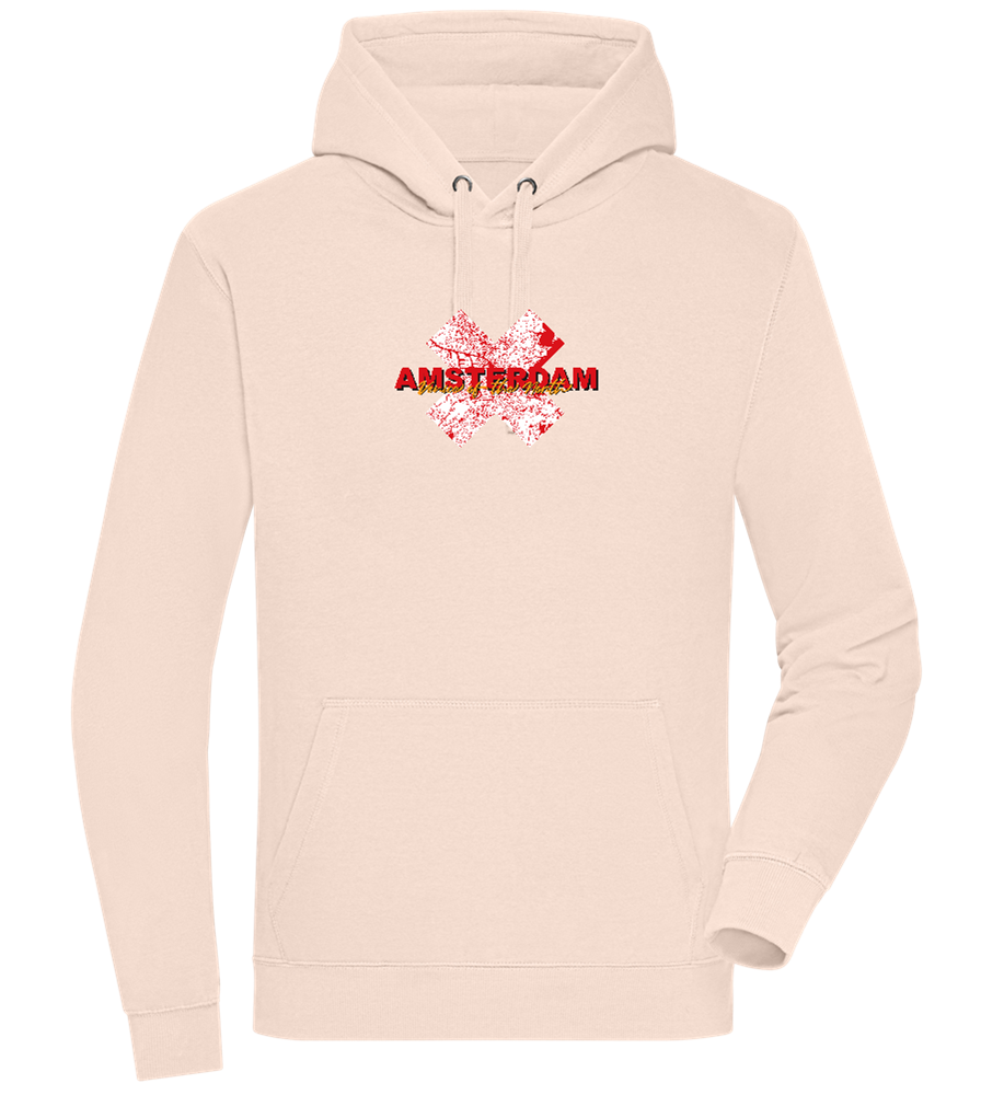 Venice of the North Design - Premium unisex hoodie_LIGHT PEACH ROSE_front