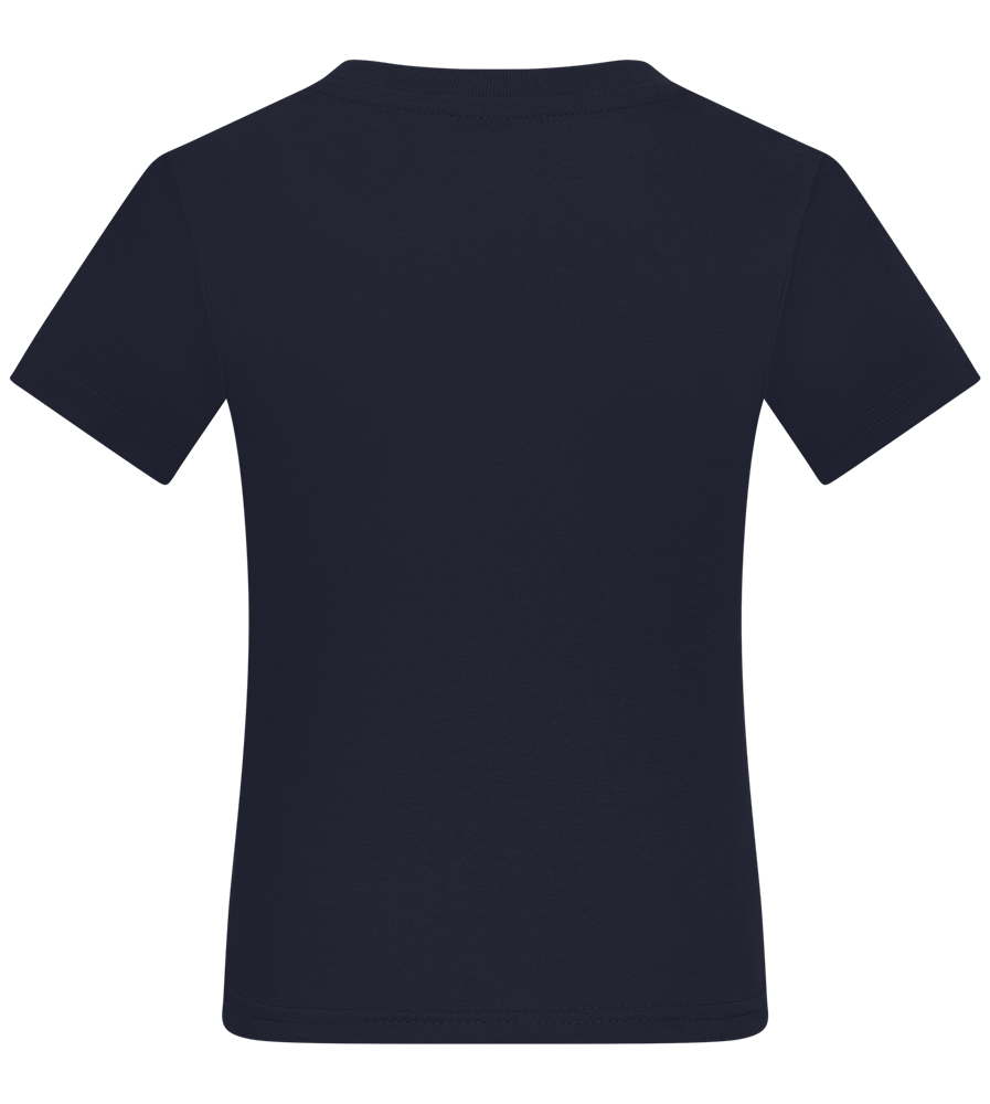 Birthday Level Up Design - Comfort boys fitted t-shirt_FRENCH NAVY_back