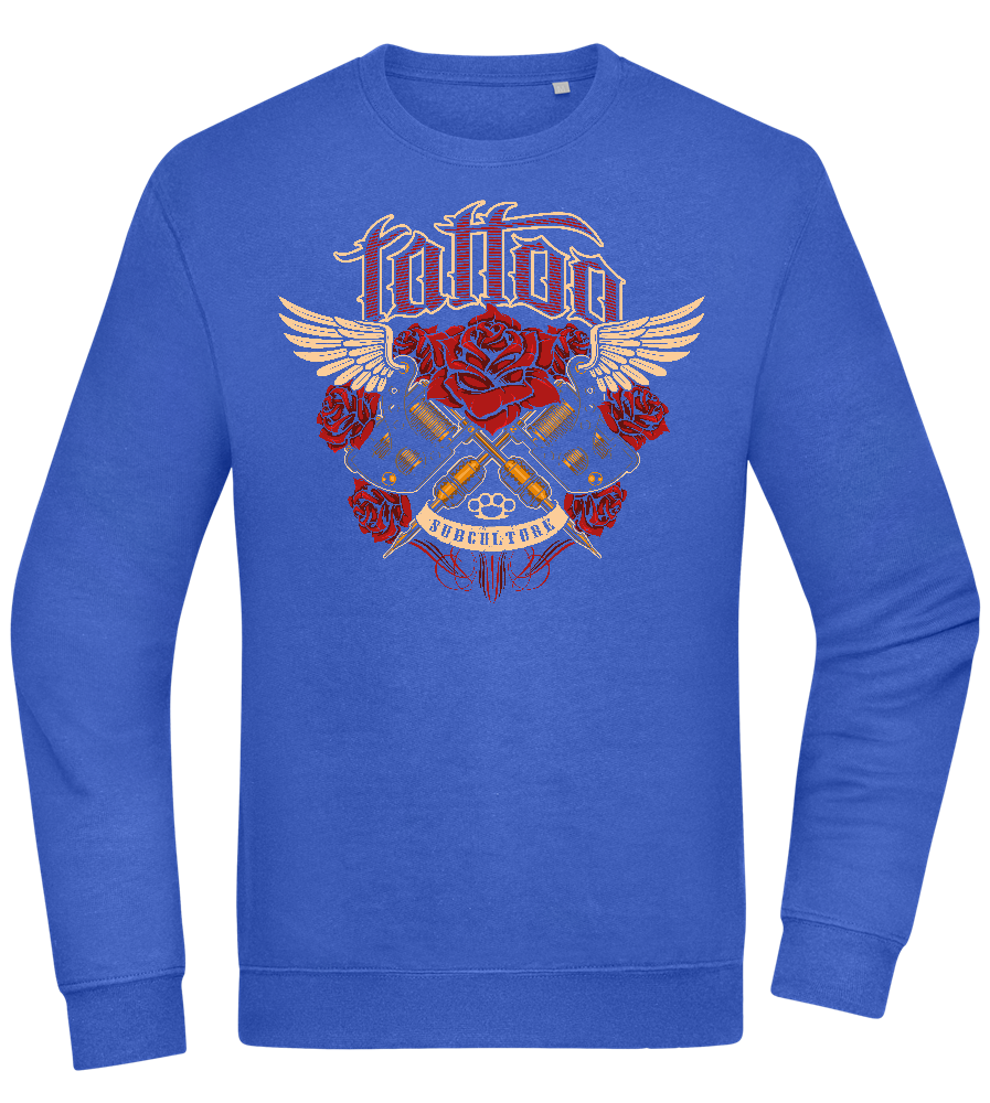 Subculture Tattoo Design - Comfort Essential Unisex Sweater_ROYAL_front