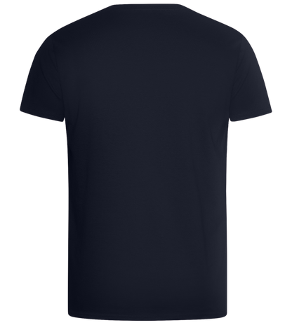 Drink And Chill Design - Basic Unisex T-Shirt_FRENCH NAVY_back