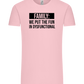 Fun in Dysfunctional Design - Comfort Unisex T-Shirt_CANDY PINK_front