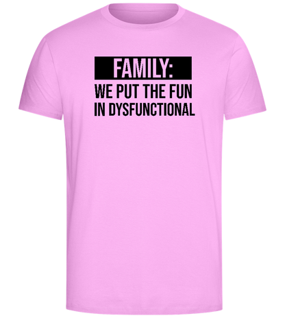 Fun in Dysfunctional Design - Comfort Unisex T-Shirt_CANDY PINK_front