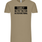 Fun in Dysfunctional Design - Comfort Unisex T-Shirt_KHAKI_front