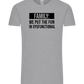 Fun in Dysfunctional Design - Comfort Unisex T-Shirt_ORION GREY_front