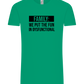 Fun in Dysfunctional Design - Comfort Unisex T-Shirt_SPRING GREEN_front