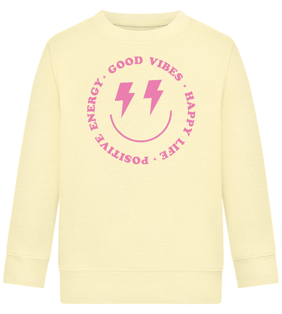 Positive Energy Design - Comfort Kids Sweater_AMARELO CLARO_front