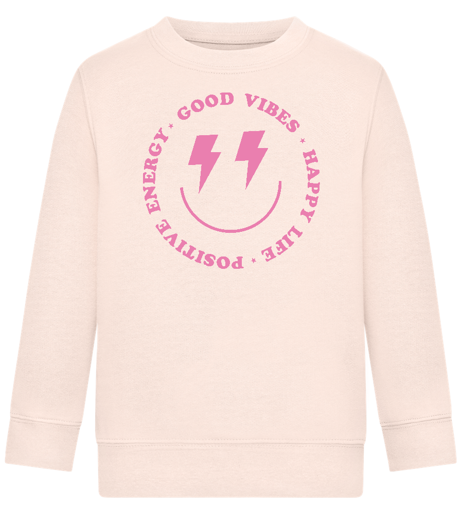 Positive Energy Design - Comfort Kids Sweater_LIGHT PEACH ROSE_front