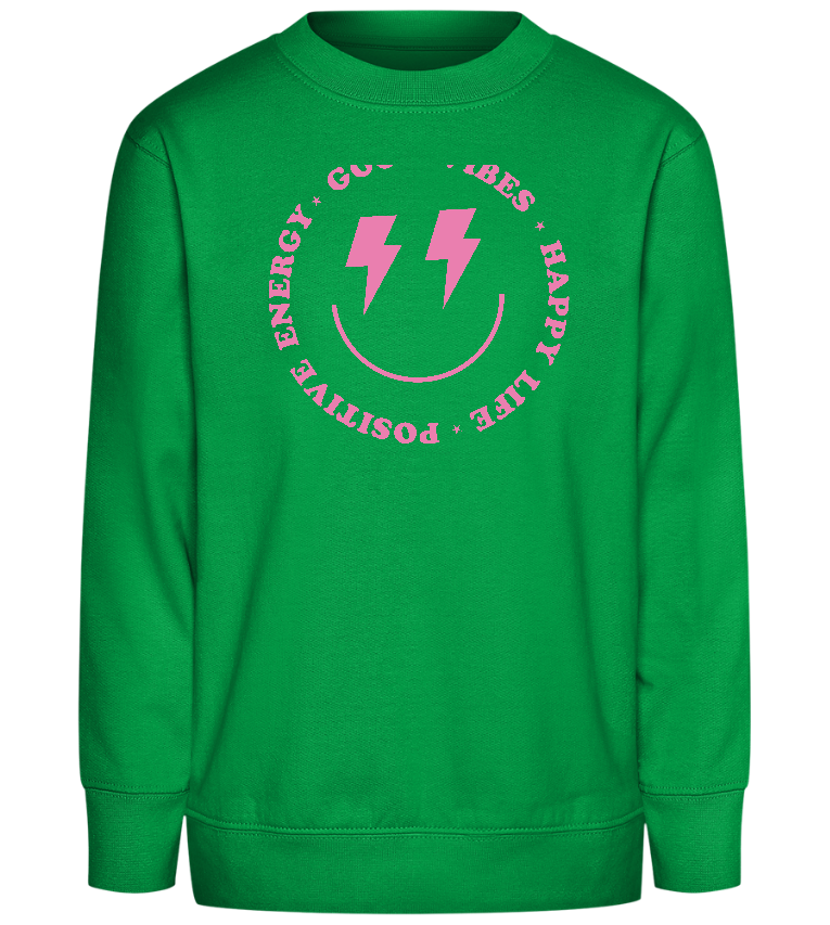 Positive Energy Design - Comfort Kids Sweater_MEADOW GREEN_front