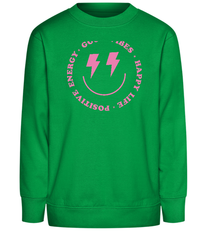 Positive Energy Design - Comfort Kids Sweater_MEADOW GREEN_front