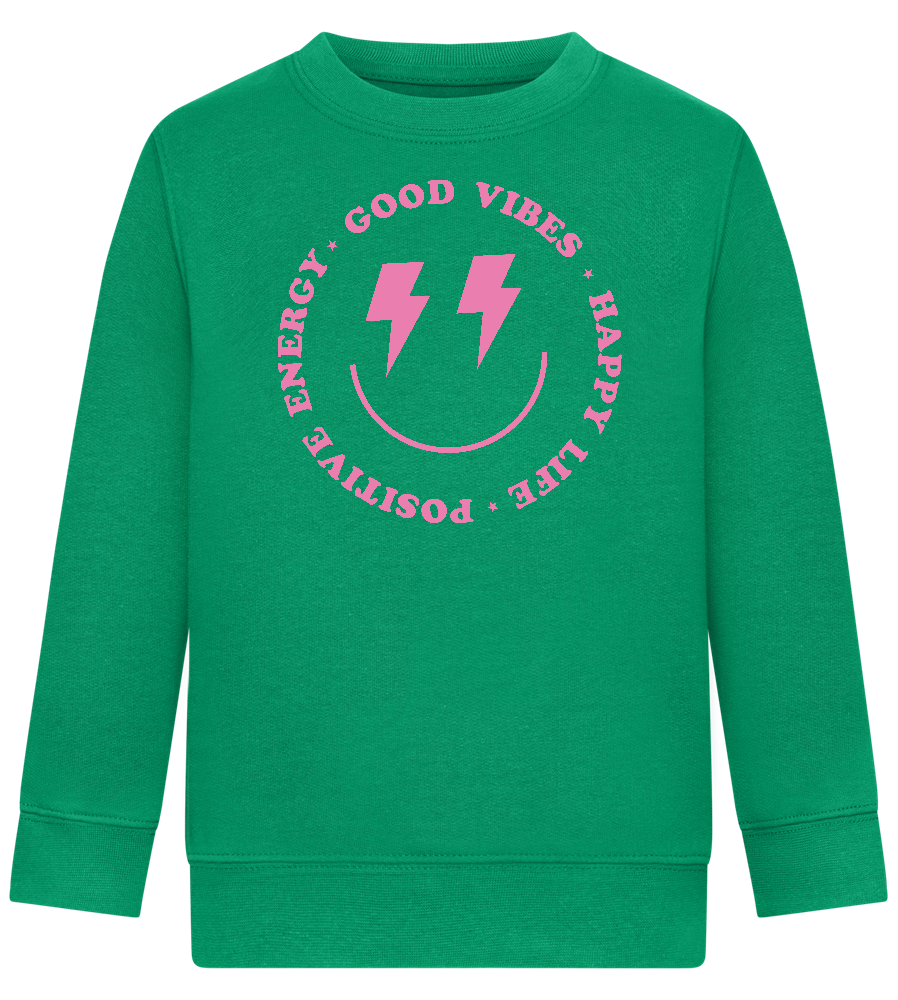 Positive Energy Design - Comfort Kids Sweater_MEADOW GREEN_front