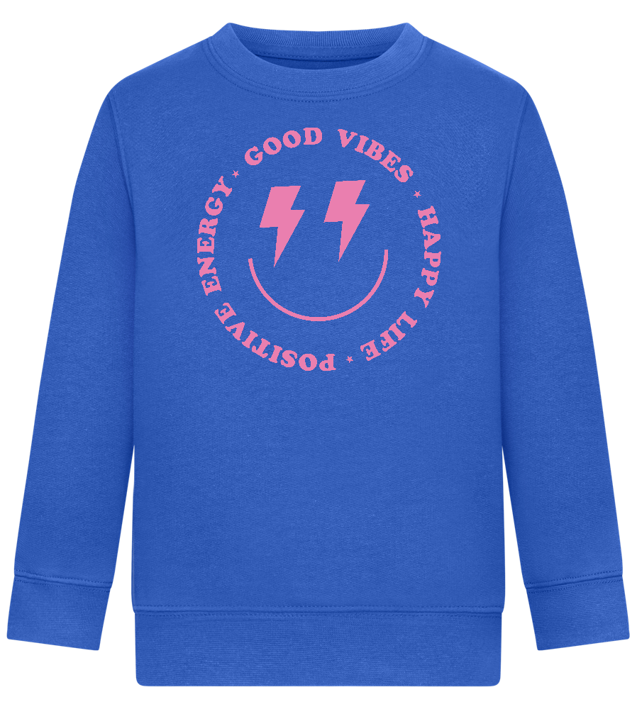 Positive Energy Design - Comfort Kids Sweater_ROYAL_front