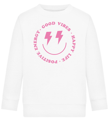 Positive Energy Design - Comfort Kids Sweater_WHITE_front