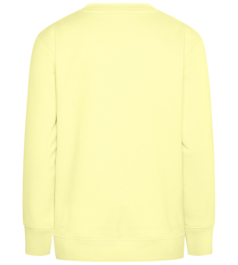 Positive Energy Design - Comfort Kids Sweater_AMARELO CLARO_back