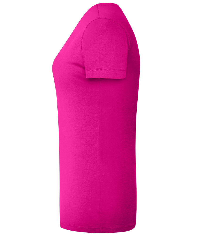 Born to Travel Design - Comfort women's t-shirt_FUCHSIA_left