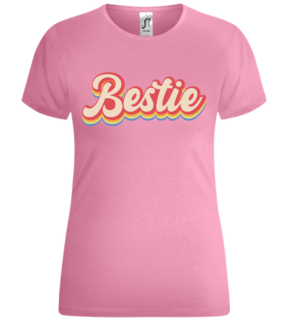 Retro Bestie Design - Comfort women's t-shirt_PINK ORCHID_front