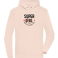 Super Girl Forever Design - Premium unisex hoodie_LIGHT PEACH ROSE_front