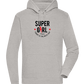 Super Girl Forever Design - Premium unisex hoodie_ORION GREY II_front