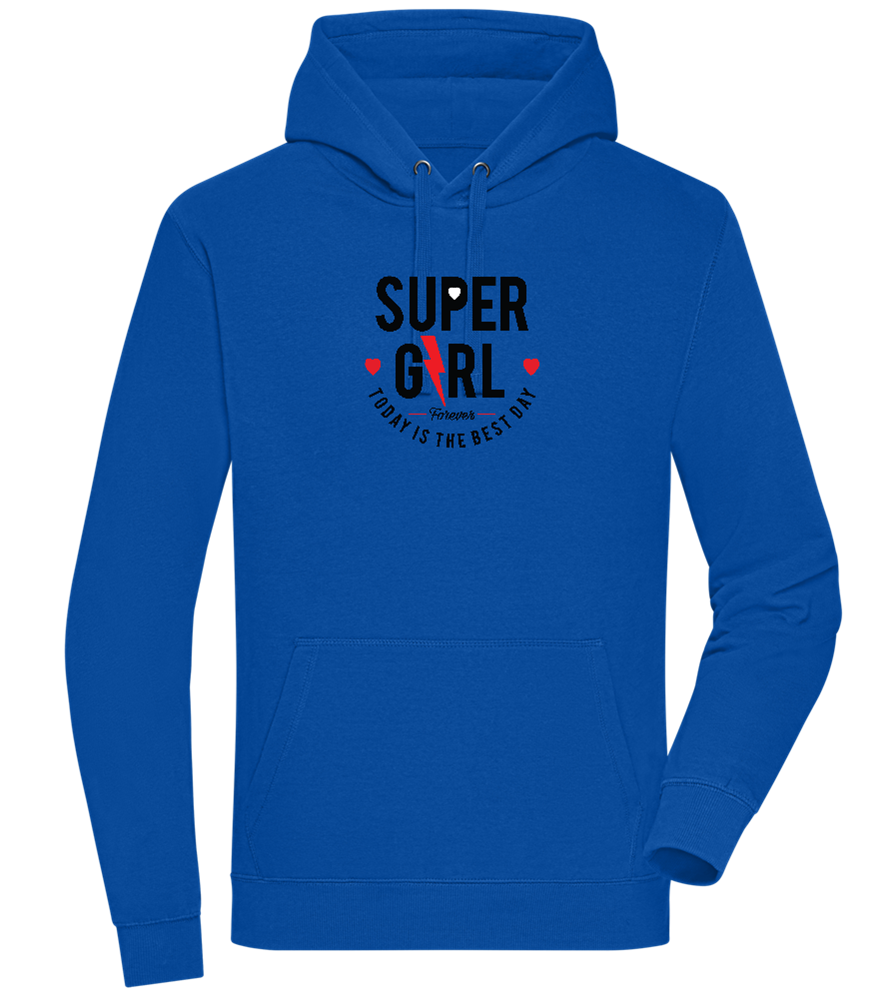 Super Girl Forever Design - Premium unisex hoodie_ROYAL_front