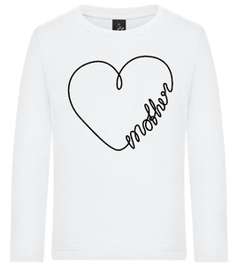 Heart Mother Design - Premium kids long sleeve t-shirt