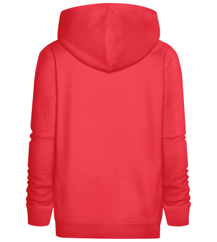 Sleighin' It Design - Comfort Kids Hoodie_BRIGHT RED_back