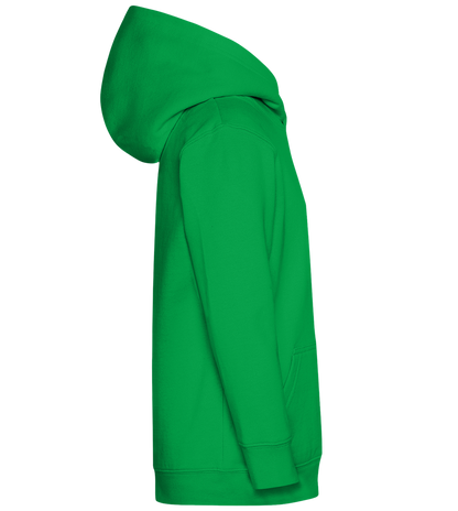 Sleighin' It Design - Comfort Kids Hoodie_MEADOW GREEN_right