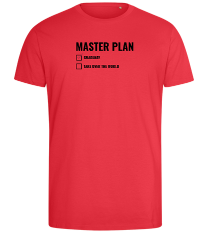 Master Plan Design - Comfort men's fitted t-shirt_BRIGHT RED_front