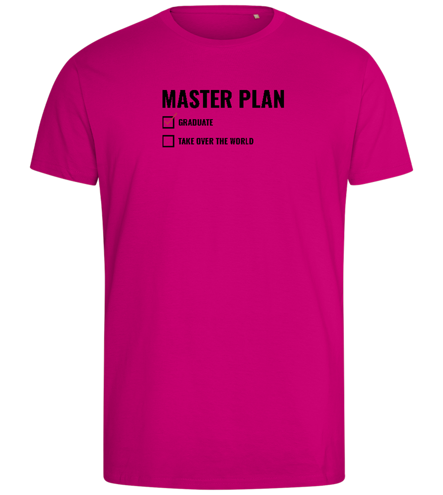 Master Plan Design - Comfort men's fitted t-shirt_FUCHSIA_front