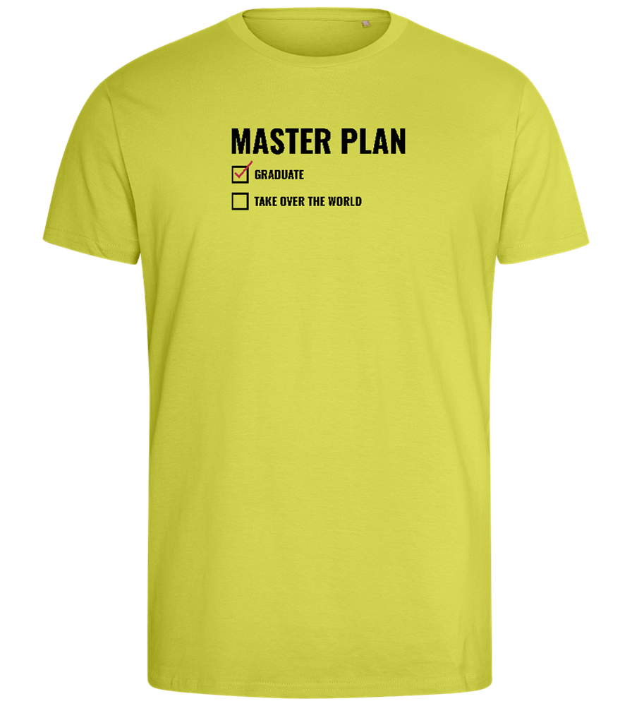 Master Plan Design - Comfort men's fitted t-shirt_GREEN APPLE_front